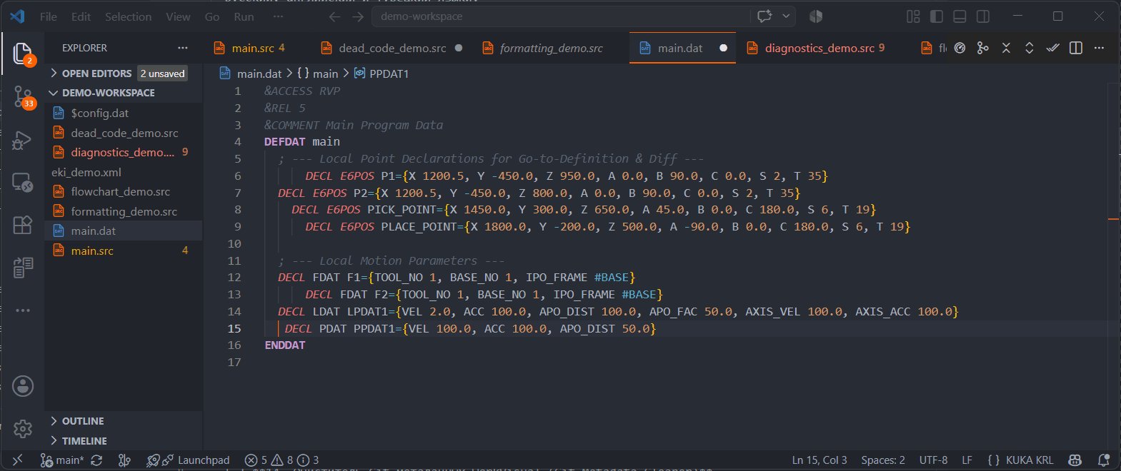 Code Formatter Demo