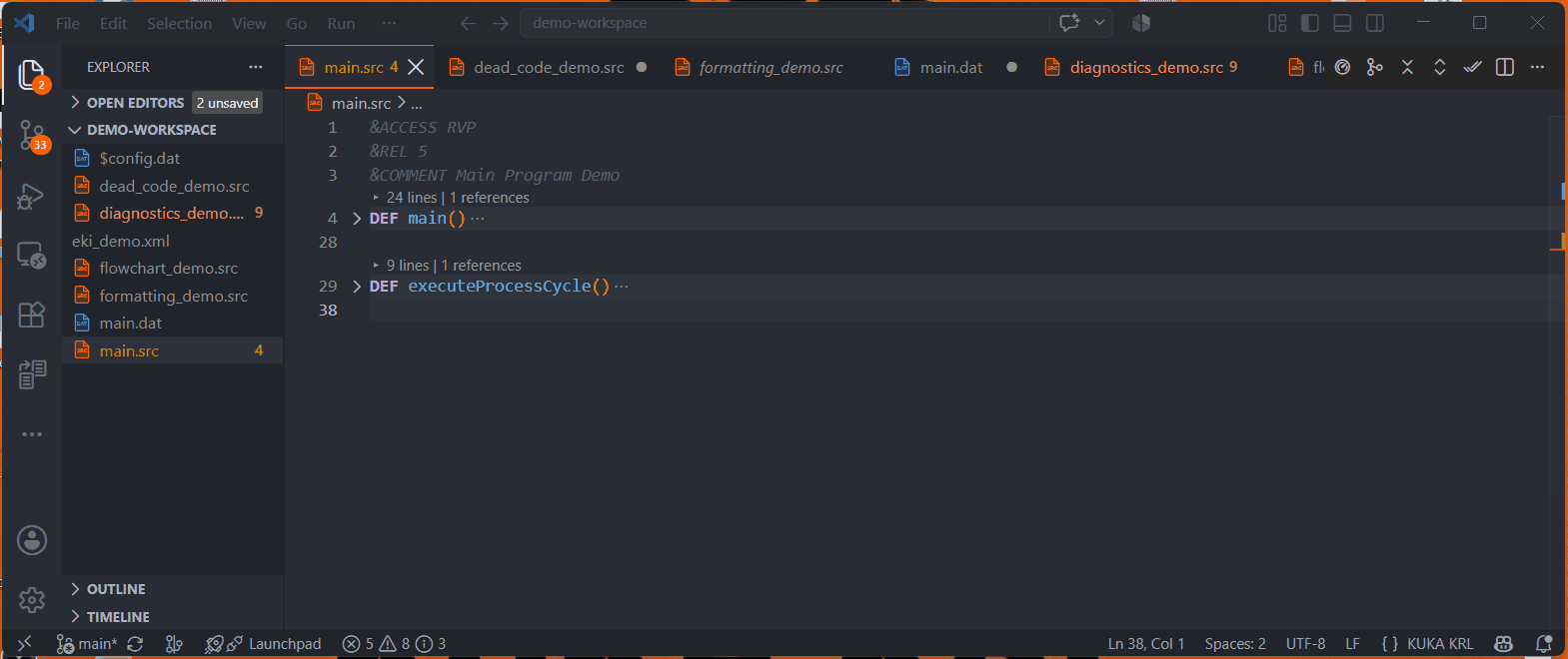Dead Code Analysis Demo